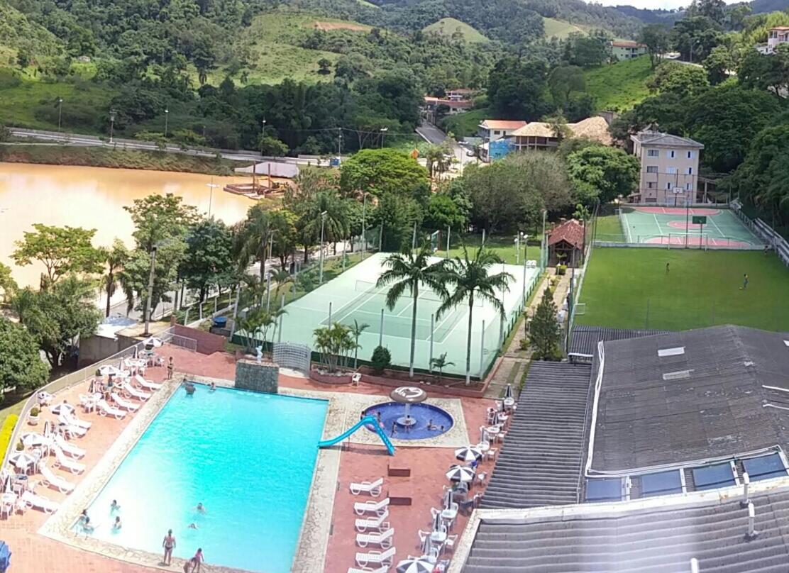 Flat Cavalinho c/ VISTA PANORAMICA e PISCINA AQUECIDA Águas de Lindoia Exterior foto